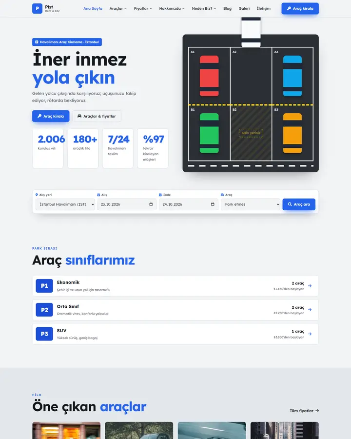 Tema 01 – Otopark tasarım önizlemesi