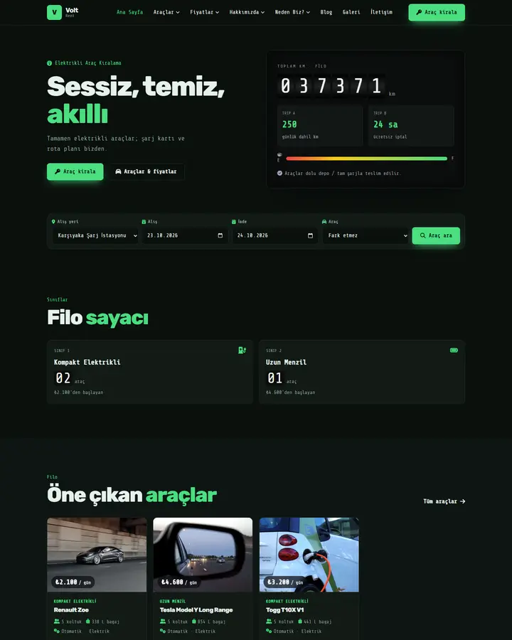 Tema 10 – Kilometre Sayacı tasarım önizlemesi