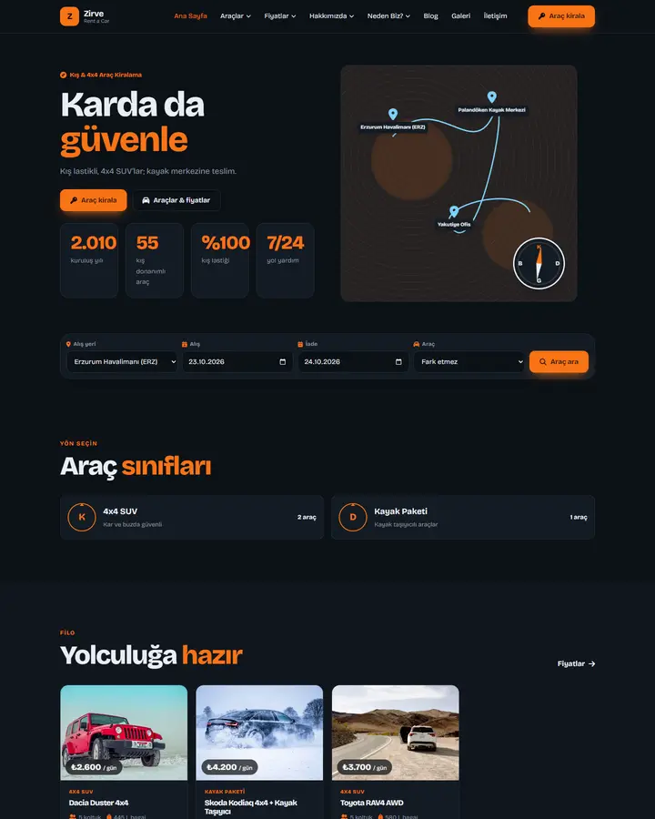 Tema 19 – Pusula tasarım önizlemesi