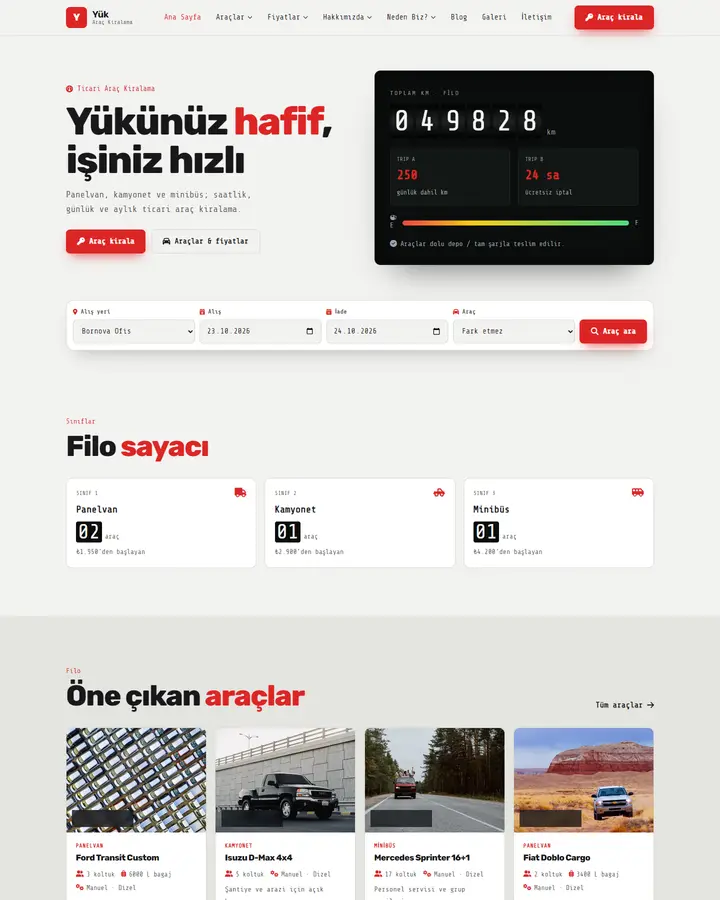 Tema 20 – Kilometre Sayacı tasarım önizlemesi